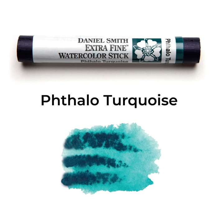 QoR Watercolor Paint - Phthalo Turquoise, 11ml Tube, High Pigment Density, Professional Artist Grade